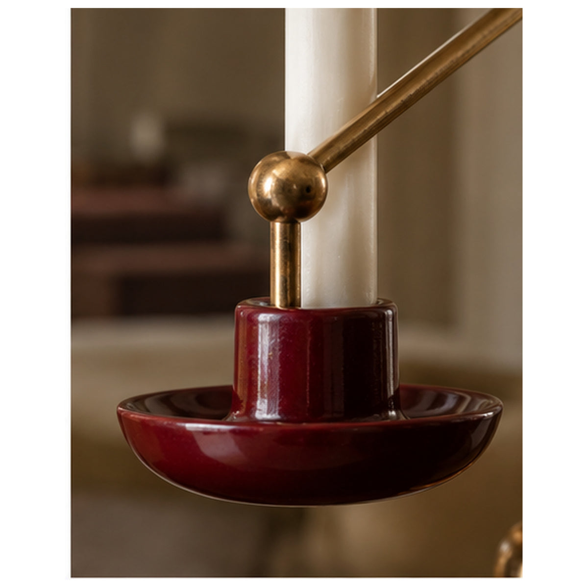 Bougeoir Balancier Trois Flammes — Centre de table articulé
